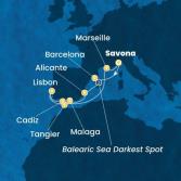 Italia, Spagna, Portogallo, Marocco, Francia