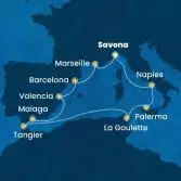 Italia, Tunisia, Marocco, Spagna, Francia