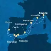 Italia, Spagna, Portogallo, Gibilterra, Francia
