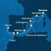 Italia, Spagna, Portogallo, Isole Baleari, Francia