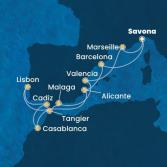 Italia, Spagna, Portogallo, Marocco, Francia