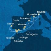 Italia, Spagna, Marocco, Gibilterra, Portogallo, Francia