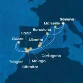 Italia, Spagna, Marocco, Gibilterra, Portogallo, Francia