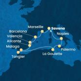 Italia, Tunisia, Marocco, Spagna, Francia