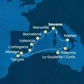 Italia, Tunisia, Spagna, Marocco, Francia