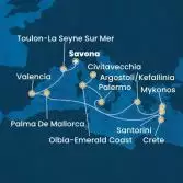 Italia, Francia, Spagna, Isole Baleari, Grecia