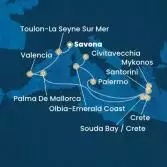 Italia, Francia, Spagna, Isole Baleari, Grecia