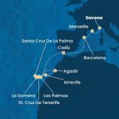 Italia, Francia, Spagna, Isole Canarie, Marocco