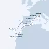 Italia, Spagna, Isole Canarie, Madera, Portogallo, Francia