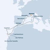 Italia, Spagna, Isole Canarie, Madera, Francia