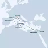Italia, Egitto, Malta, Spagna, Francia