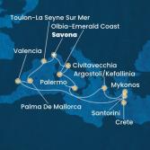 Italia, Isole Baleari, Spagna, Grecia