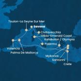 Italia, Spagna, Isole Baleari, Grecia