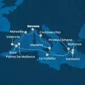 Italia, Grecia, Malta, Isole Baleari, Spagna, Francia