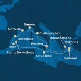 Italia, Francia, Spagna, Isole Baleari, Malta, Grecia