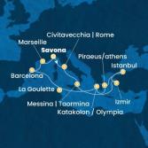 Italia, Turchia, Grecia, Tunisia, Spagna, Francia