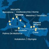 Italia, Grecia, Tunisia, Isole Baleari, Spagna, Francia