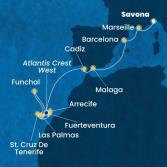 Italia, Francia, Spagna, Isole Canarie, Madera