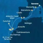 Italia, Francia, Spagna, Isole Canarie, Madera