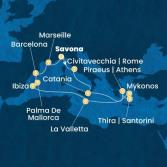 Italia, Grecia, Malta, Isole Baleari, Spagna, Francia