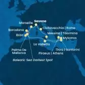 Italia, Francia, Spagna, Isole Baleari, Malta, Grecia