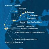 Italia, Francia, Spagna, Isole Canarie, Madera
