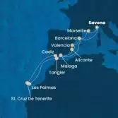 Italia, Francia, Spagna, Isole Canarie, Marocco