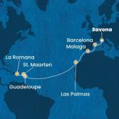 Italia, Spagna, Isole Canarie, Antille, Repubblica Dominicana