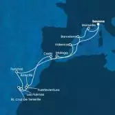 Italia, Spagna, Madera, Isole Canarie, Francia