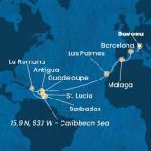 Italia, Spagna, Isole Canarie, Antille, Repubblica Dominicana
