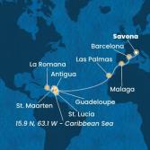 Italia, Spagna, Isole Canarie, Antille, Repubblica Dominicana