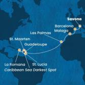 Italia, Spagna, Isole Canarie, Antille, Repubblica Dominicana