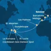 Italia, Spagna, Isole Canarie, Antille, Repubblica Dominicana