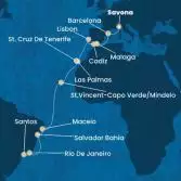 Italia, Spagna, Portogallo, Isole Canarie, Capo Verde, Brasile