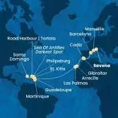 Italia, Francia, Spagna, Gibilterra, Isole Canarie, Antille, Isole Vergini