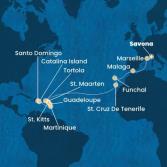 Italia, Francia, Spagna, Madera, Isole Canarie, Antille, Isole Vergini, Repubblica Dominicana