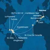 Italia, Francia, Spagna, Isole Canarie, Antille, Repubblica Dominicana, Isole Vergini