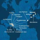 Italia, Spagna, Isole Canarie, Antille, Repubblica Dominicana, Isole Vergini