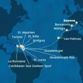 Italia, Spagna, Isole Canarie, Antille, Repubblica Dominicana, Isole Vergini