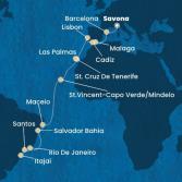 Italia, Spagna, Portogallo, Isole Canarie, Capo Verde, Brasile