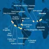 Italia, Francia, Spagna, Portogallo, Isole Azzorre, Stati Uniti, Florida (USA), Messico, Stati Uniti