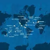 Italia, Francia, Spagna, Portogallo, Isole Azzorre, Stati Uniti, Florida (USA), Messico, Stati Uniti, Hawai, Polinesia, Fiji