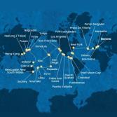 Italia, Francia, Spagna, Portogallo, Isole Azzorre, Stati Uniti, Florida (USA), Messico, Stati Uniti, Hawai, Polinesia, Fiji