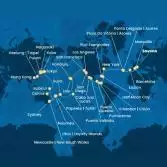 Italia, Francia, Spagna, Portogallo, Isole Azzorre, Stati Uniti, Florida (USA), Messico, Stati Uniti, Hawai, Polinesia, Fiji