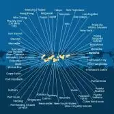 Italia, Francia, Spagna, Portogallo, Isole Azzorre, Stati Uniti, Florida (USA), Messico, Stati Uniti, Hawai, Polinesia, Fiji
