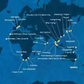 Australia, Giappone, Sud Korea, Taiwan, Cina, Vietnam, Singapore, Malesia, Sri Lanka, Maldive, Mauritius, Sud Africa, Namibia