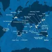 Australia, Giappone, Sud Korea, Taiwan, Cina, Vietnam, Singapore, Malesia, Sri Lanka, Maldive, Mauritius, Sud Africa, Namibia