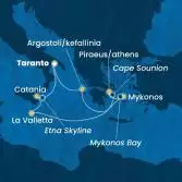 Grecia, Malta, Italia