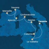 Malta, Italia, Corsica (Francia), Francia