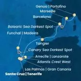 Isole Canarie, Madera, Marocco, Spagna, Francia, Italia